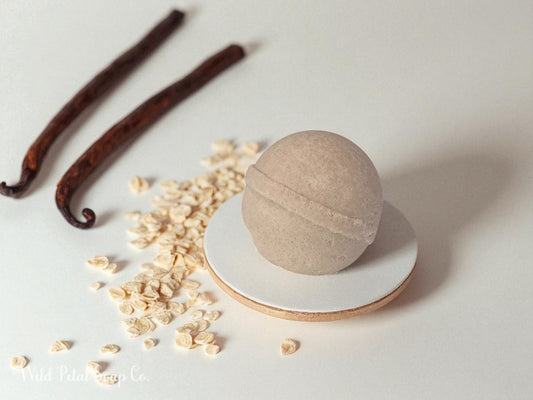 Vanilla Oatmeal Bath Bomb